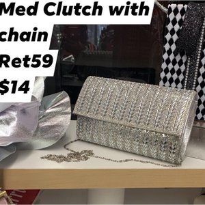 BEAUTIFUL SHIMMER AND PEARL PURSE